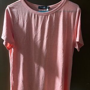 Atonni Women's Soft Pink Short Sleeve Top